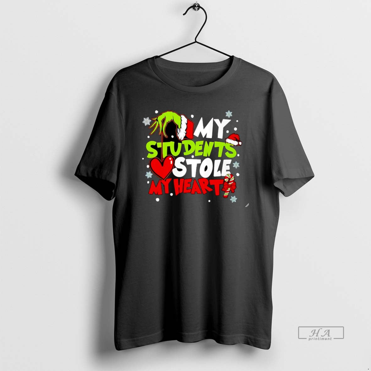 Official Grinch My Students Stole My Heart Christmas Christmas T-Shirts, Hoodie, Sweatshirt | PopFlextees.com