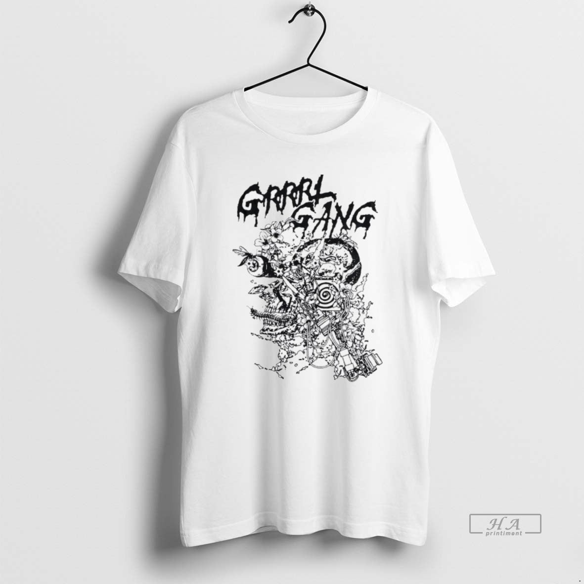 Official Grrrl Gang X Behelit Press Electric Bloom Indie T-Shirts, Hoodie, Sweatshirt | PopFlextees.com