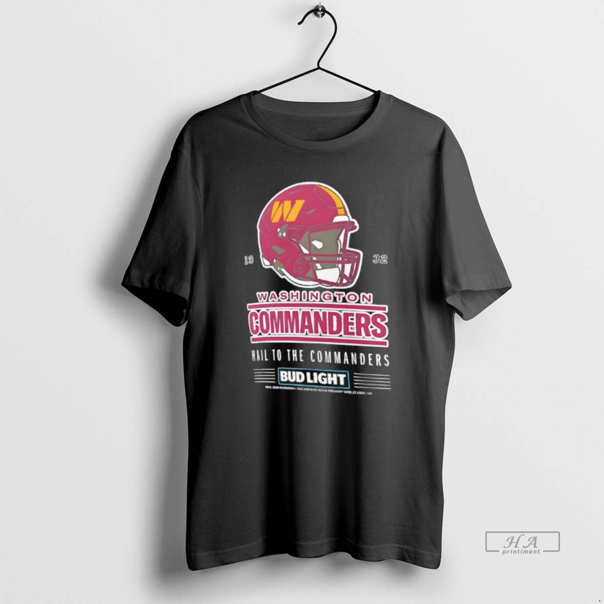 Official Hail To The Commanders Washington Commanders Bud Light T-Shirts, Hoodie, Sweatshirt | PopFlextees.com