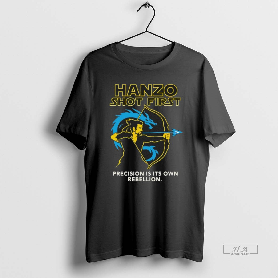 Official Hanzo Shot First Precision Is Its Own Rebellion T-Shirts, Hoodie, Sweatshirt | PopFlextees.com