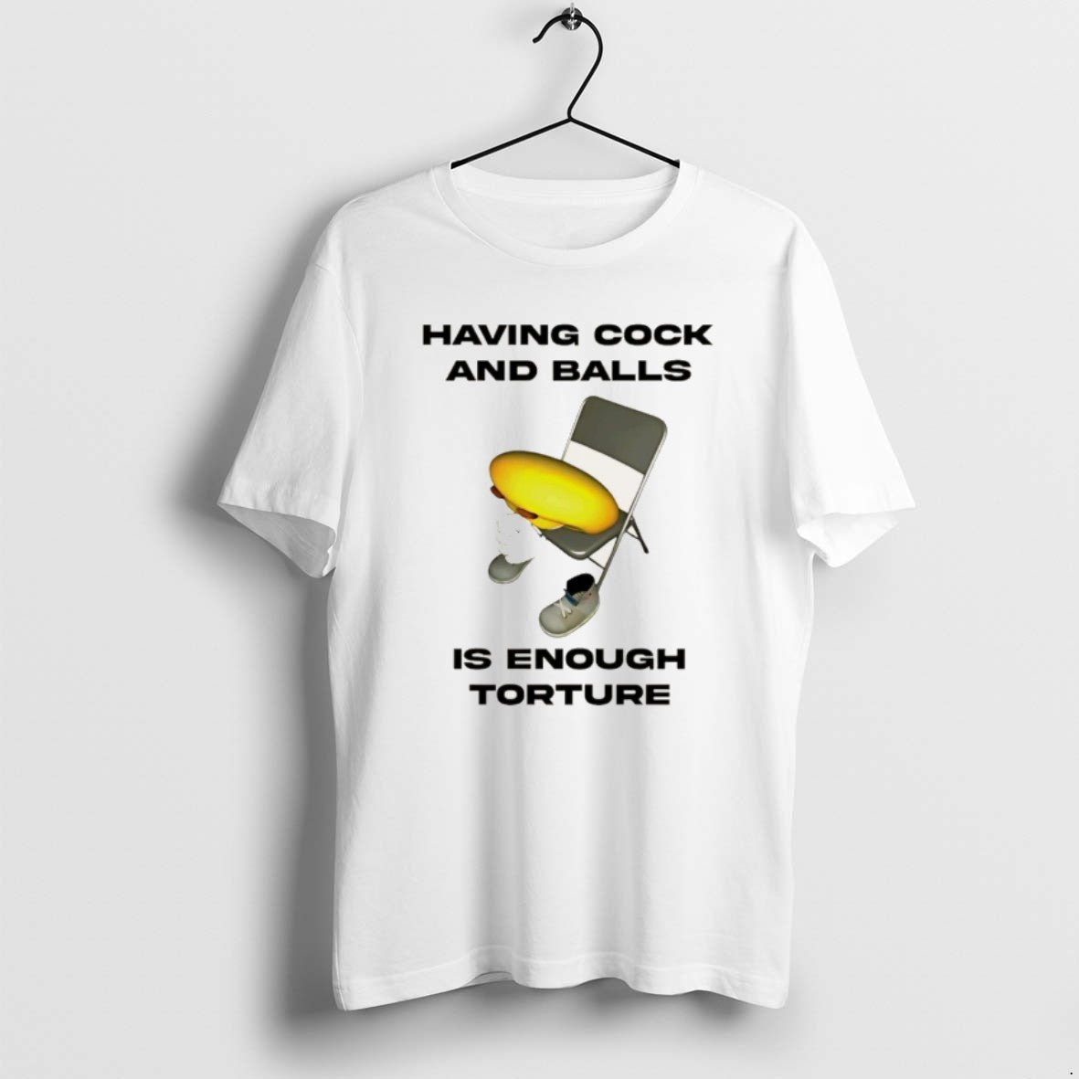 Official Having Cock And Balls Is Enough Tourture Christmas T-Shirts, Hoodie, Sweatshirt | PopFlextees.com