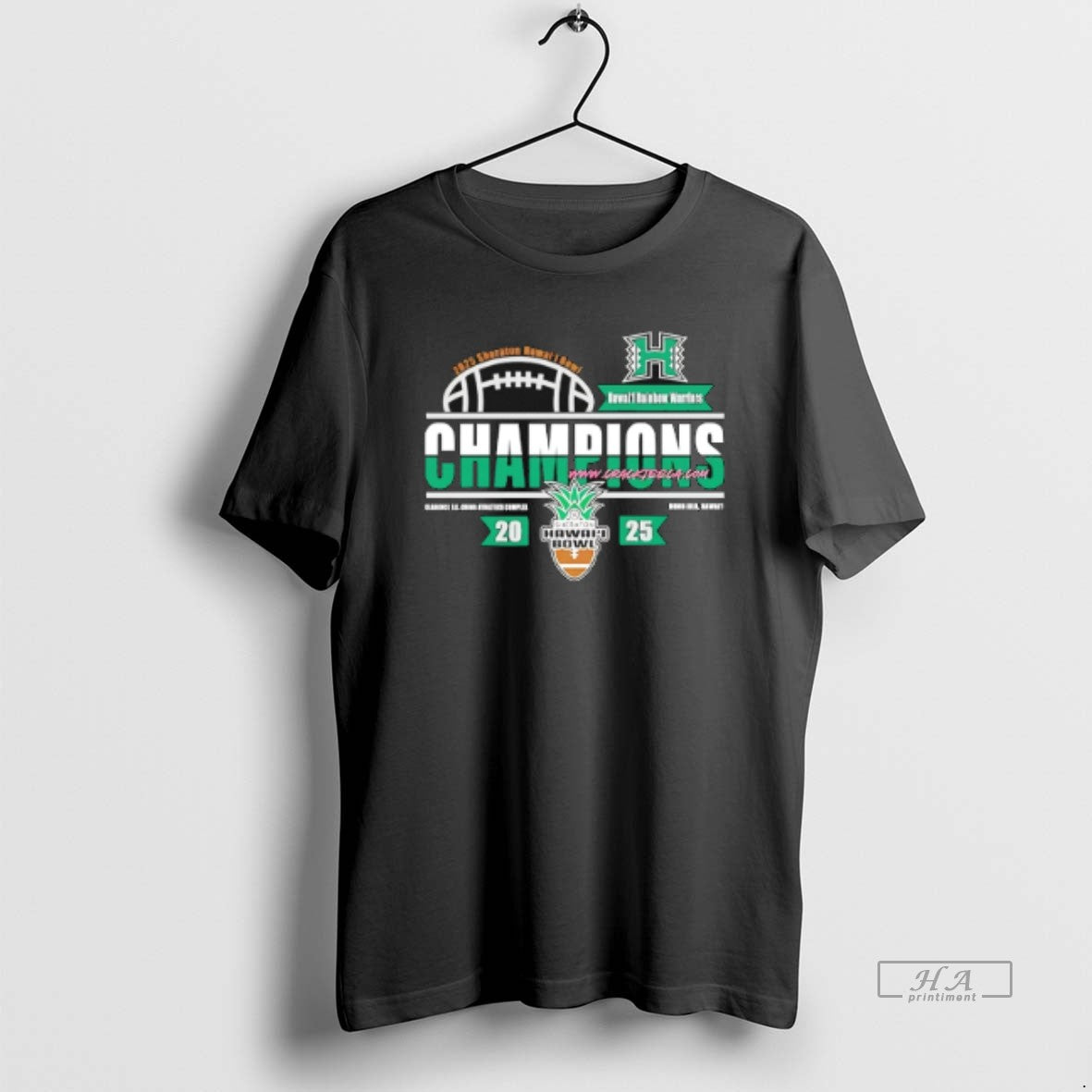 Official Hawaii Rainbow Warriors Football 2025 Sheraton Hawaii Bowl Champions T-Shirts, Hoodie, Sweatshirt | PopFlextees.com