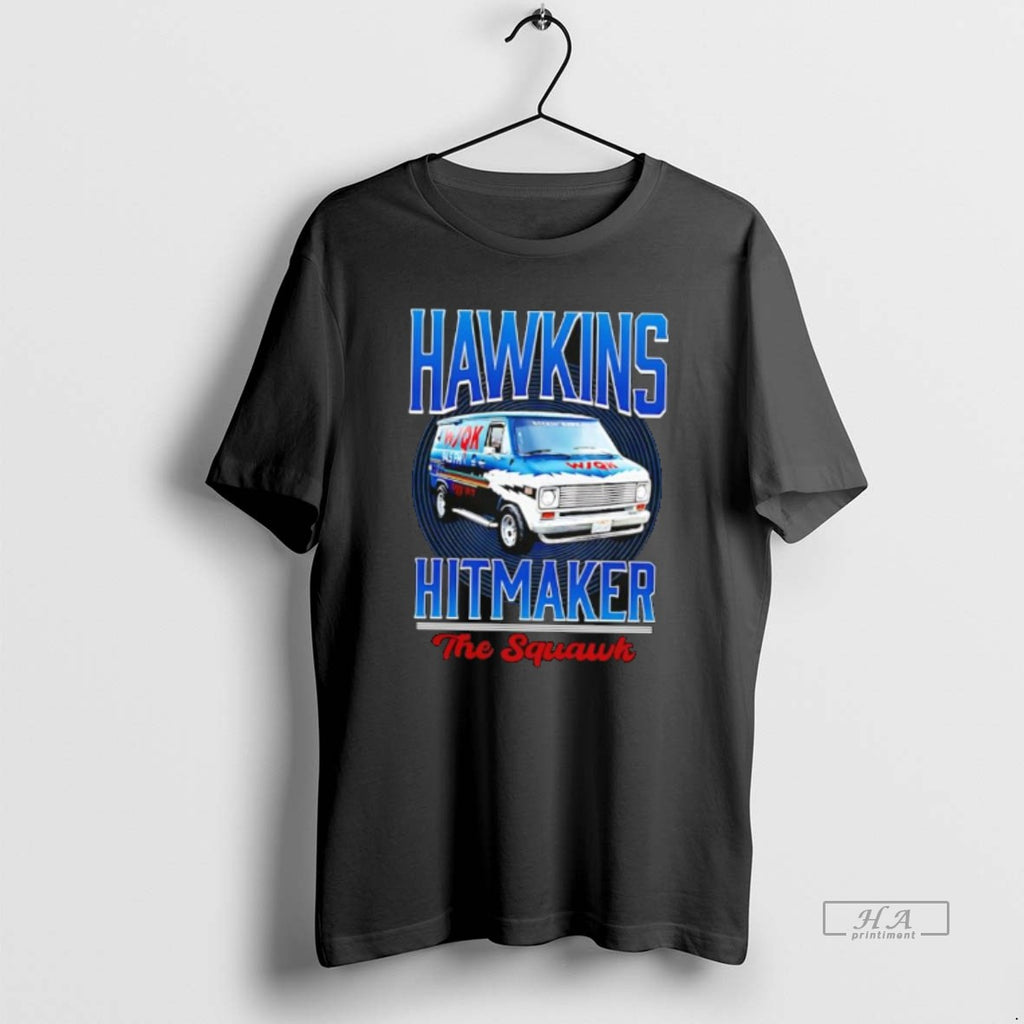 Official Hawkins Hitmaker Oversized Bioworld Stranger T-Shirts, Hoodie, Sweatshirt | PopFlextees.com
