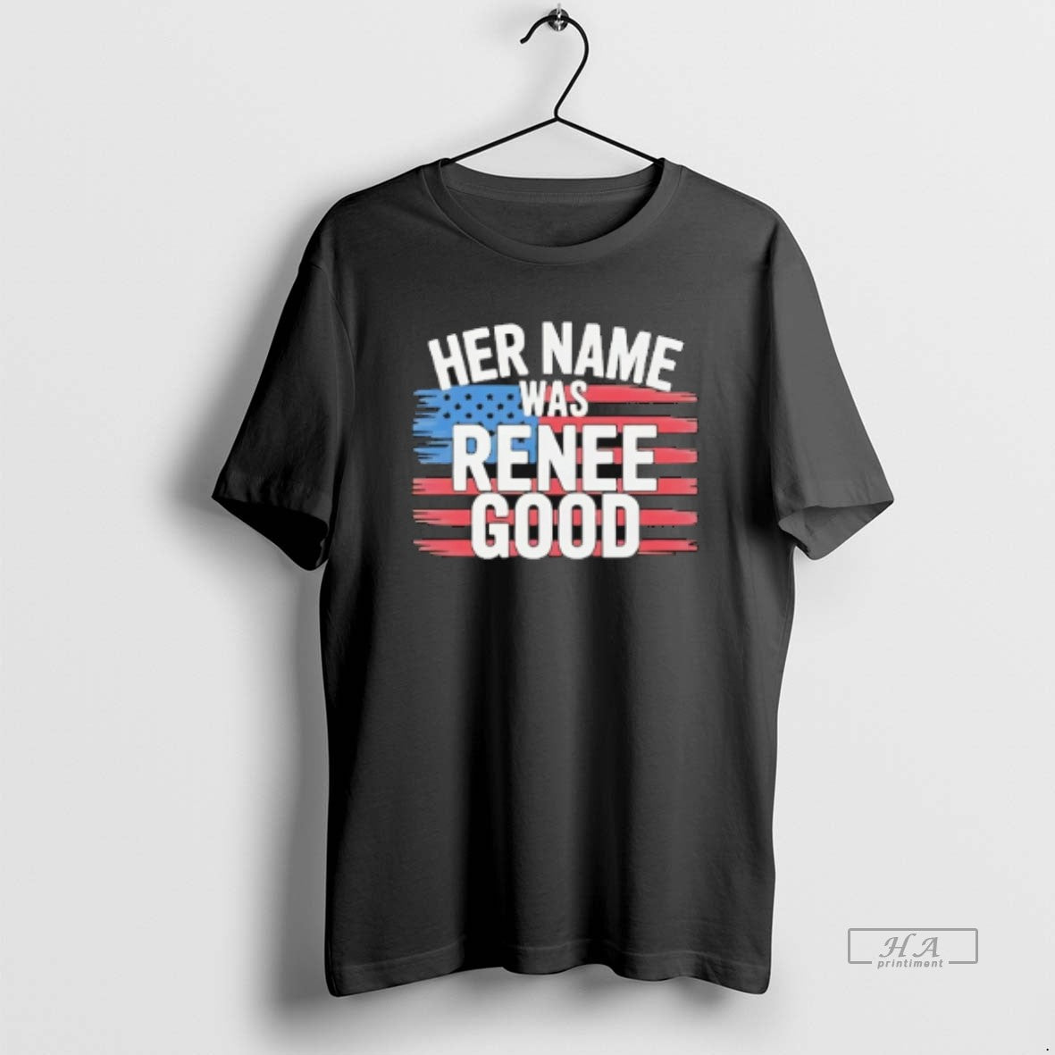 Official Her Name Was Renee Good Usa Flag T-Shirts, Hoodie, Sweatshirt | PopFlextees.com