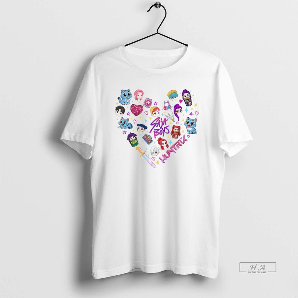 Official Huntrix Mira Rumi Zoey Demon Kpop Hunter Saja Boys T-Shirts, Hoodie, Sweatshirt | PopFlextees.com