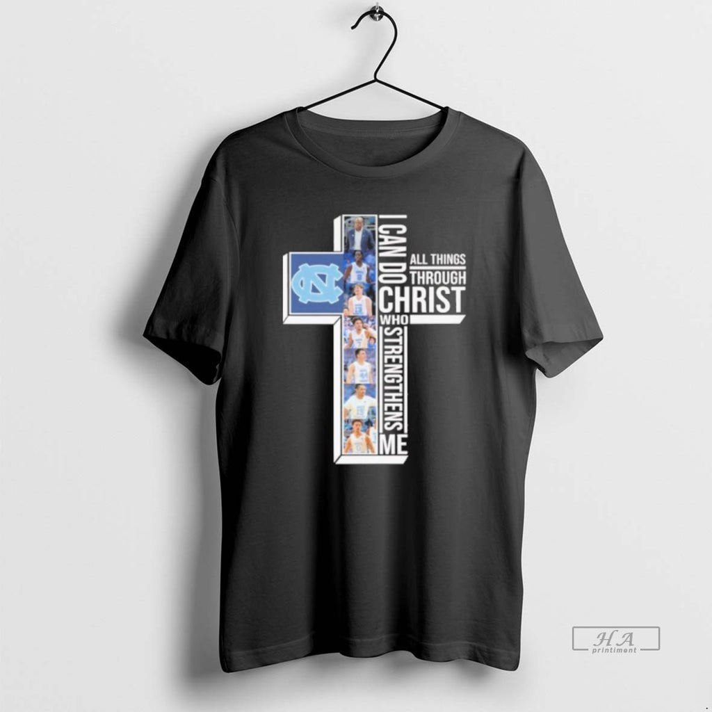Official I Can Do All Through Christ Who Strengthens Me North Carolina Player T-Shirts, Hoodie, Sweatshirt | PopFlextees.com
