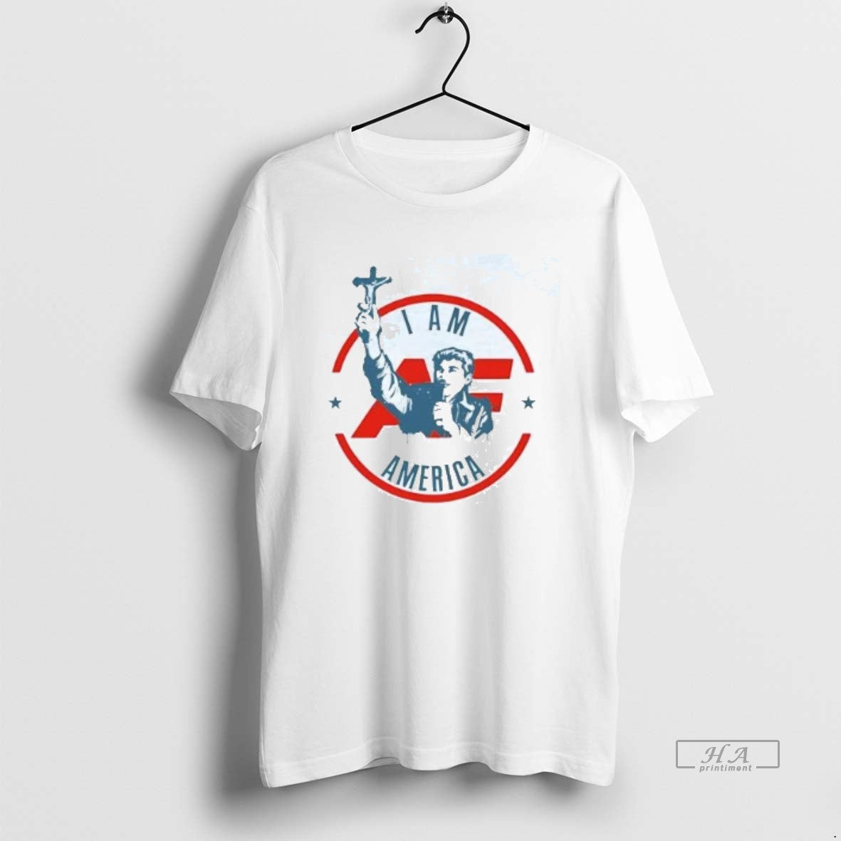 Official I Am America First Crucifix T-Shirts, Hoodie, Sweatshirt | PopFlextees.com