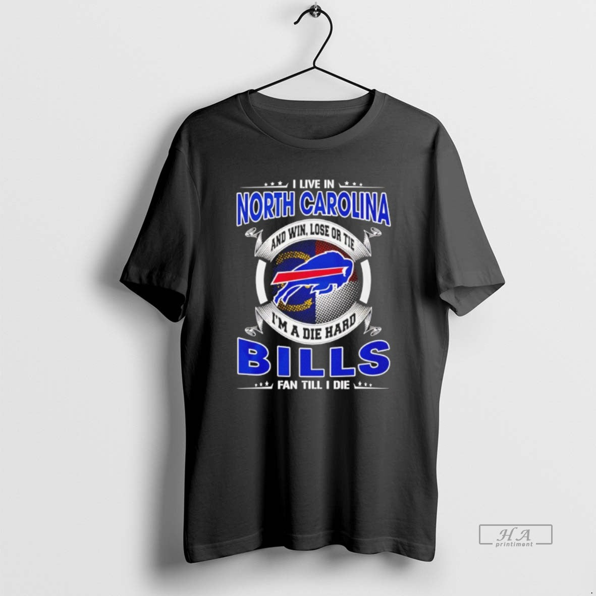 Official I Live North Carolina Win Lose Tie Im Die Hard T-Shirts, Hoodie, Sweatshirt