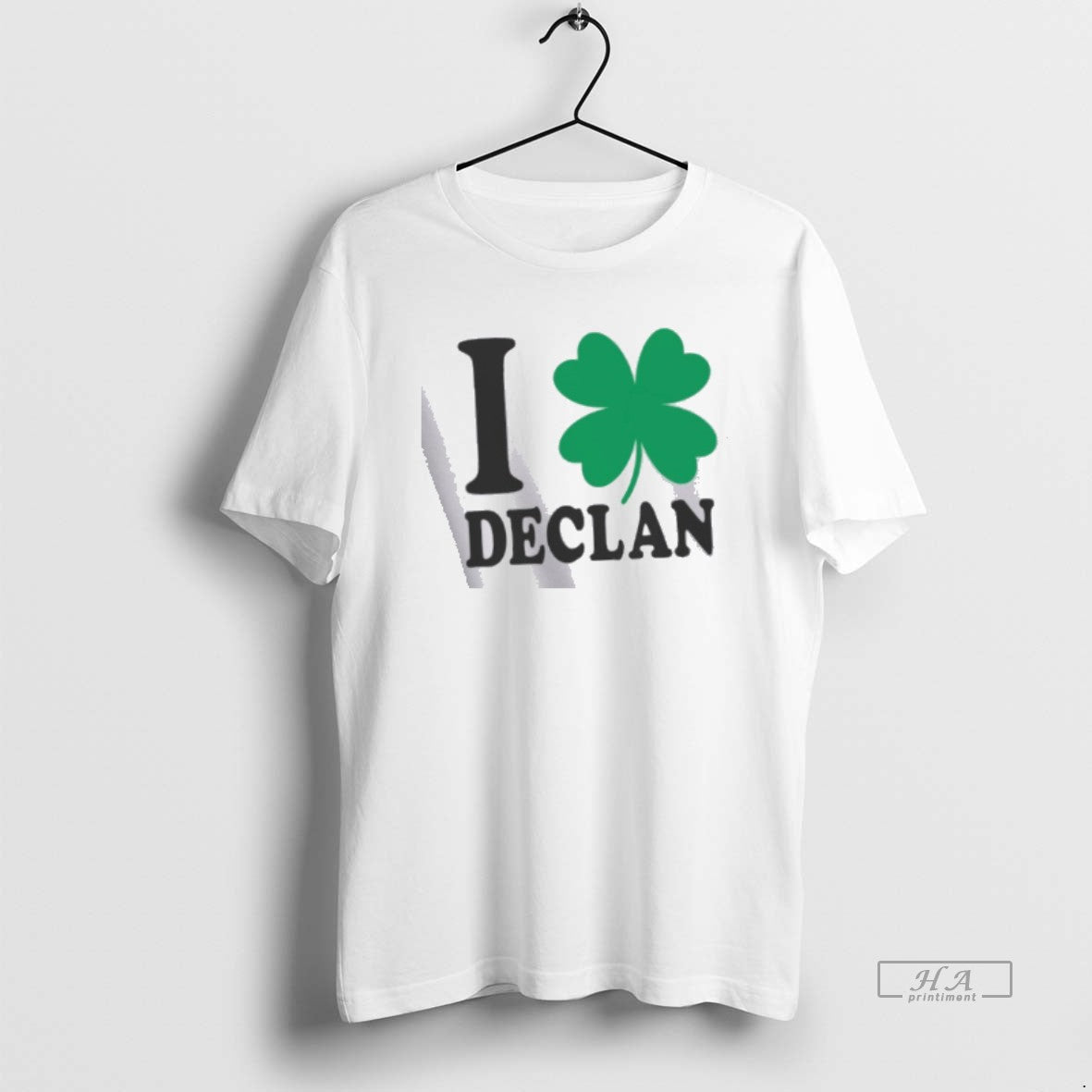 Official I Love Declan Shamrock T-Shirts, Hoodie, Sweatshirt | PopFlextees.com