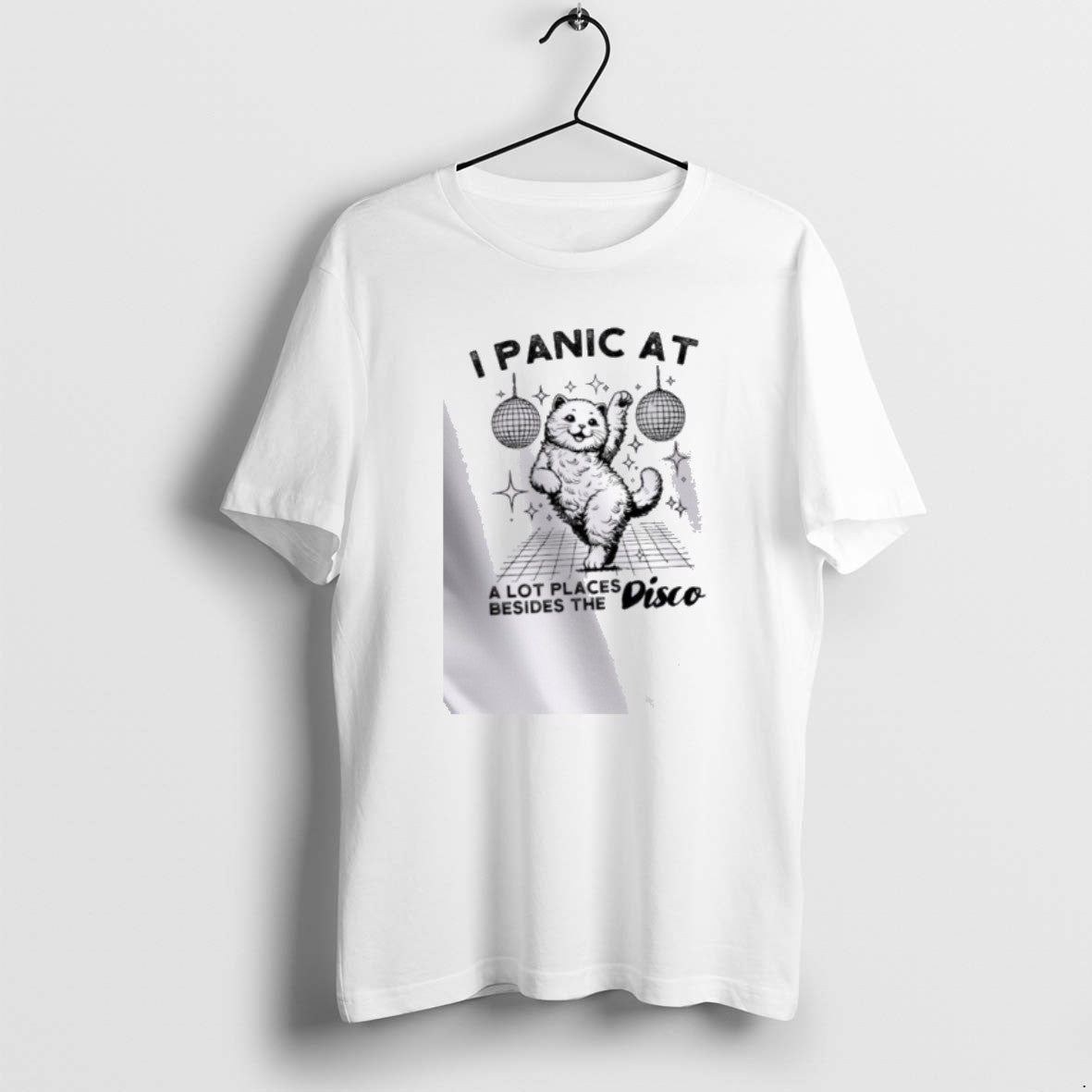 Official I Panic At A Lot Places Besides Thes Disco T-Shirts, Hoodie, Sweatshirt | PopFlextees.com