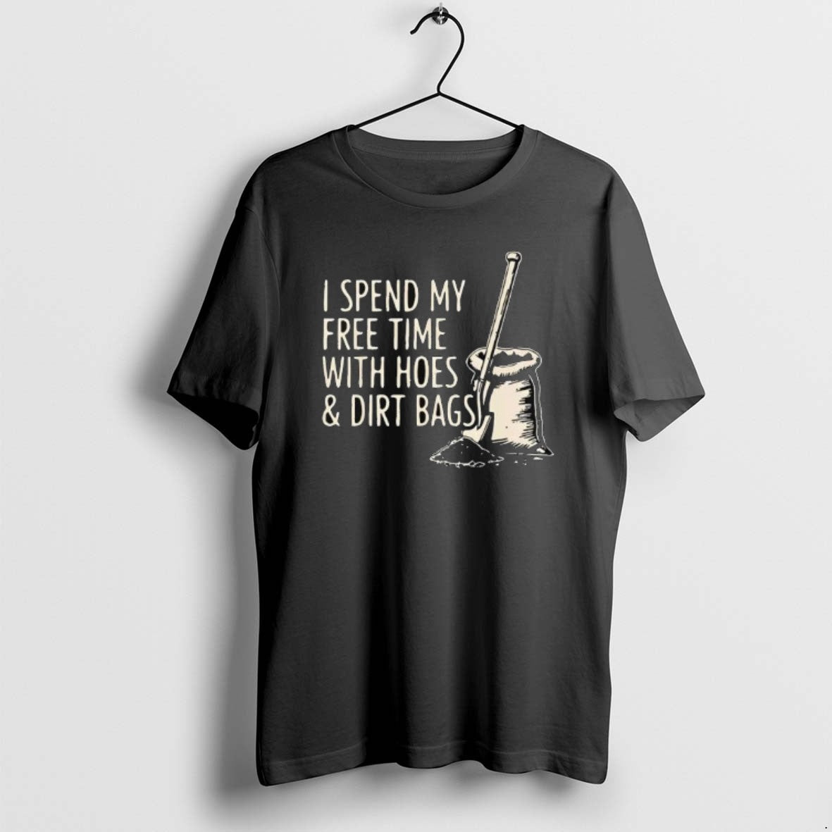 Official I Spend My Free Time With Hoes And Dirt Bags T-Shirts, Hoodie, Sweatshirt | PopFlextees.com
