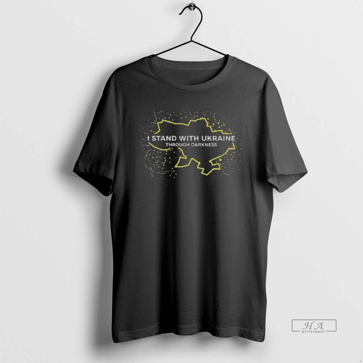 Official I Stand With Ukraine Through Darkness T-Shirts, Hoodie, Sweatshirt | PopFlextees.com