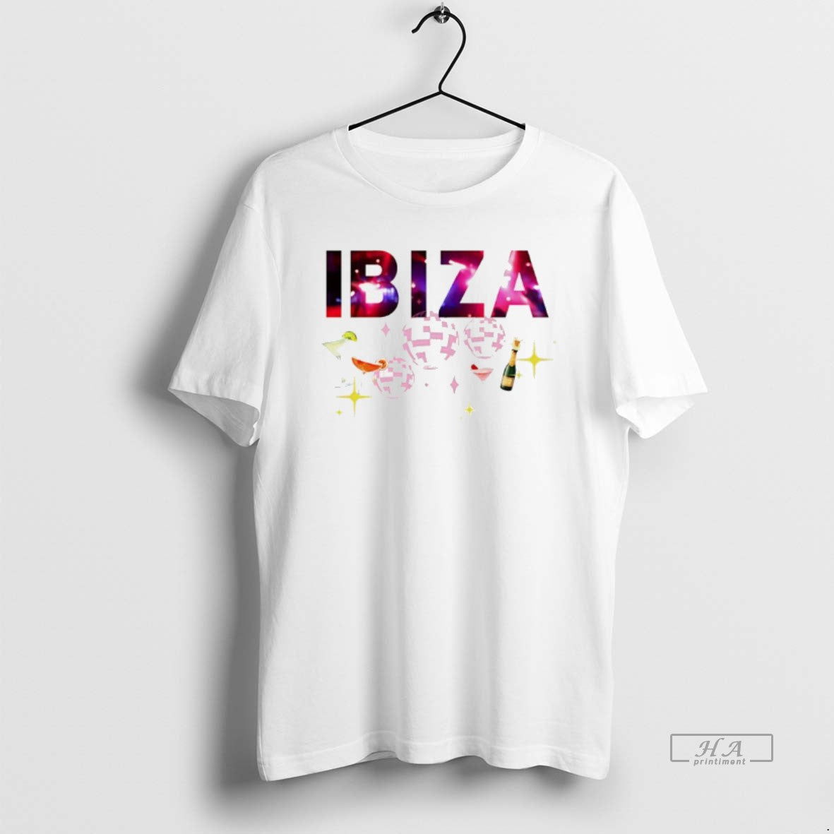 Official Ibiza Floral Text Summer Beach Vacation T-Shirts, Hoodie, Sweatshirt | PopFlextees.com