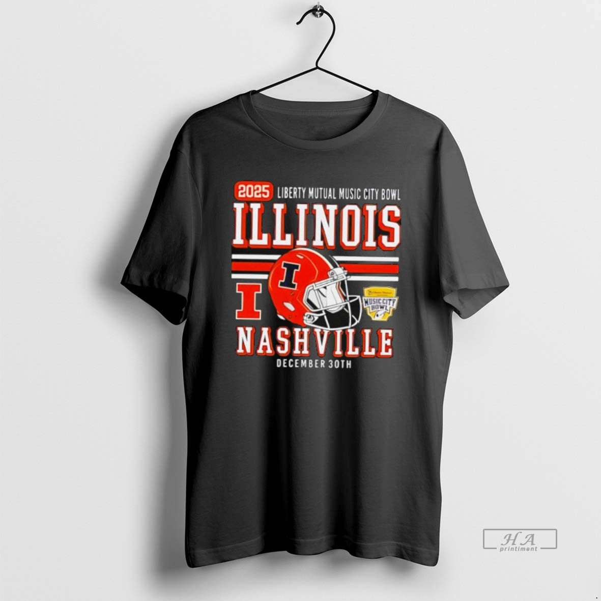 Official Illinois Fighting Illini Football 2025 Liberty Mutual Music City T-Shirts, Hoodie, Sweatshirt