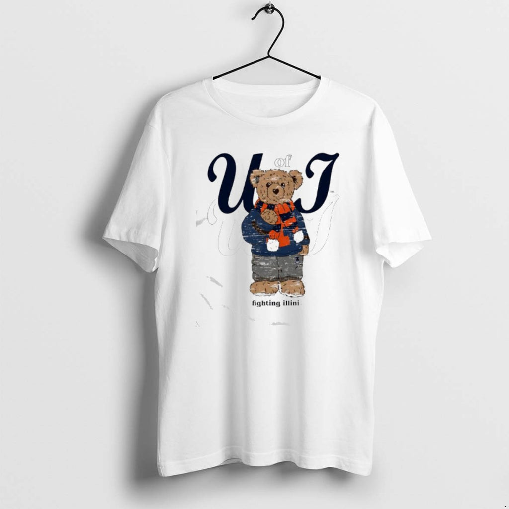 Official Illinois Fighting Illini Of Tan Cozy Bear T-Shirts, Hoodie, Sweatshirt | PopFlextees.com