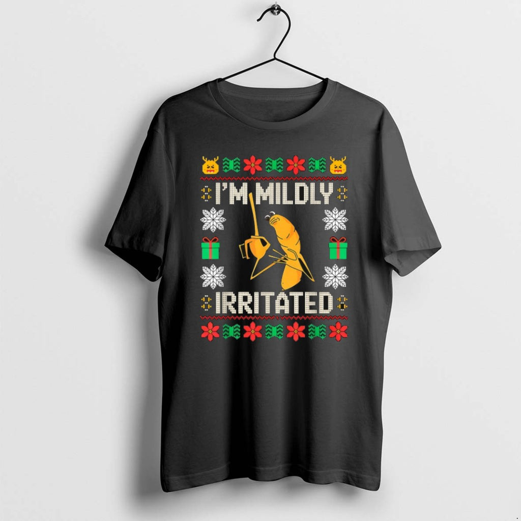 Official Im Mildly Irritated Marcus Worm Christmas T-Shirts, Hoodie, Sweatshirt | PopFlextees.com