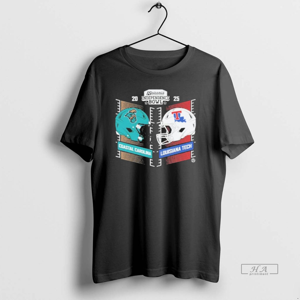 Official Independence Bowl La Tech Head To Head Coastal Carolina T-Shirts, Hoodie, Sweatshirt | PopFlextees.com
