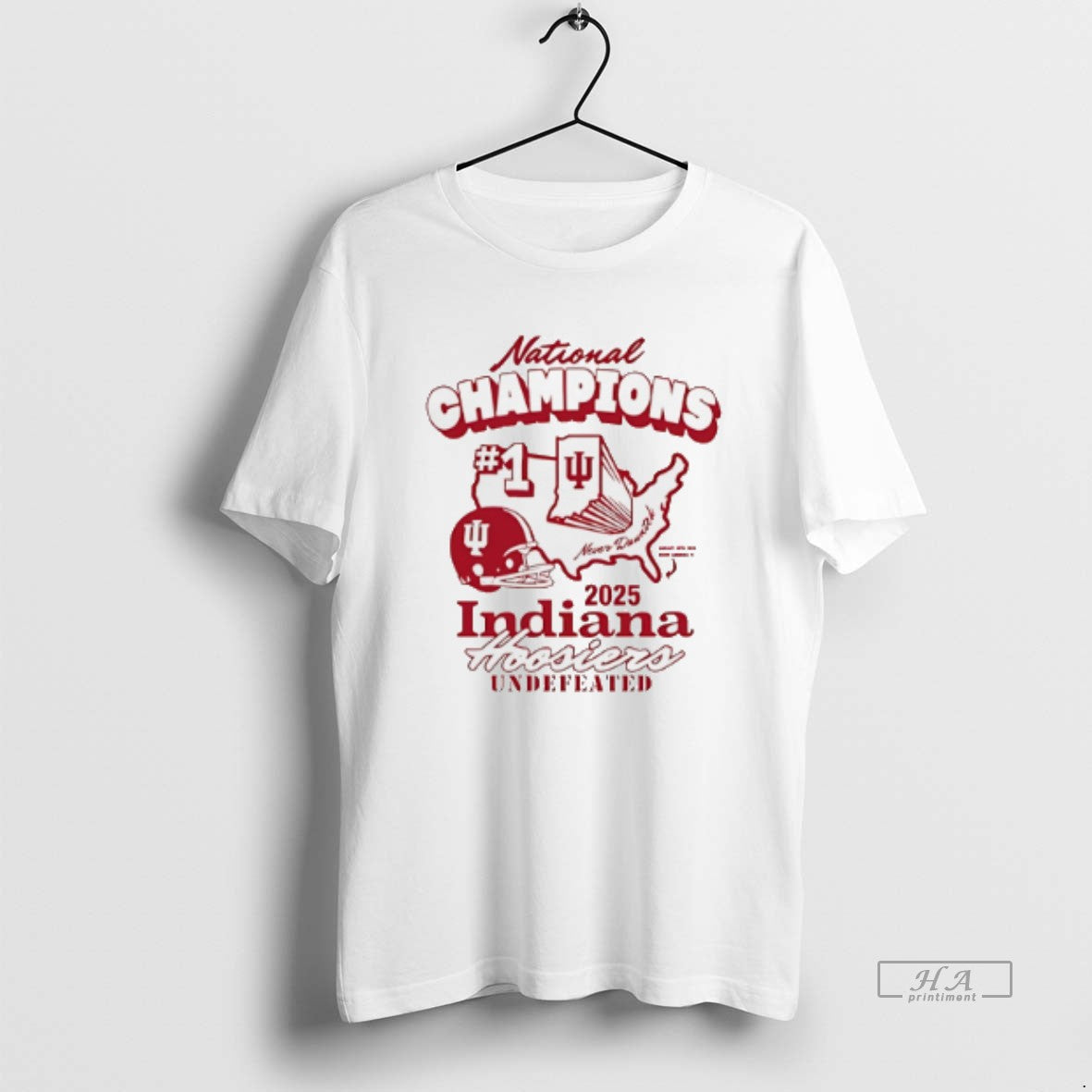Official Indiana 2025 National Champions Undefeated T-Shirts, Hoodie, Sweatshirt | PopFlextees.com
