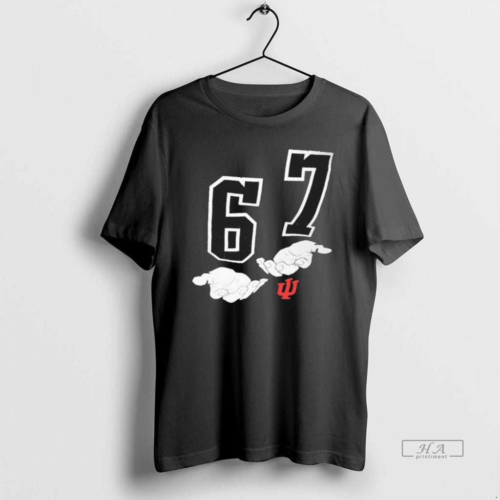 Official Indiana Hoosier 6 7 Six Seven Meme Peach Bowl T-Shirts, Hoodie, Sweatshirt | PopFlextees.com