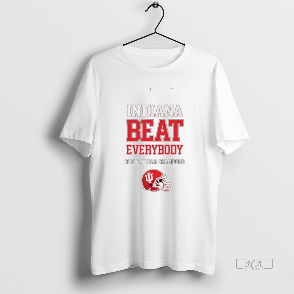 Official Indiana Beat Everybody 2026 National Champions Helmet T-Shirts, Hoodie, Sweatshirt | PopFlextees.com