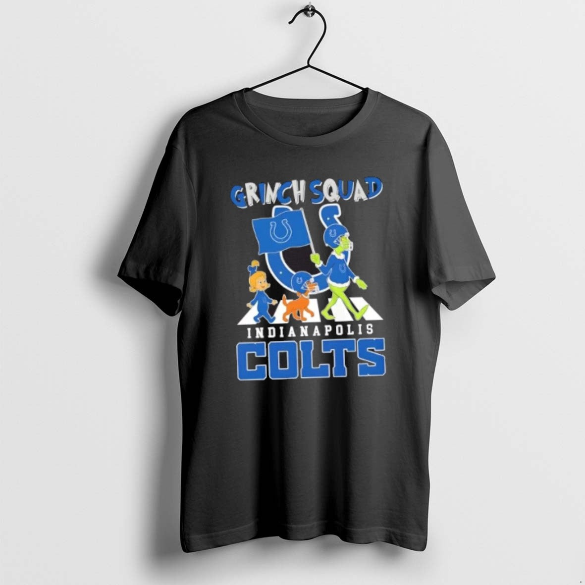 Official Indianapolis Colts X Grinch Squad Abbey Road T-Shirts, Hoodie, Sweatshirt | PopFlextees.com