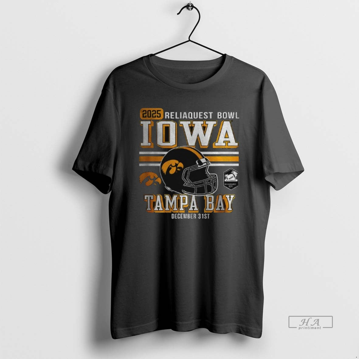 Official Iowa Hawkeyes Football Reliaquest Bowl 2025 Tampa Bay December 31st T-Shirts, Hoodie, Sweatshirt | PopFlextees.com