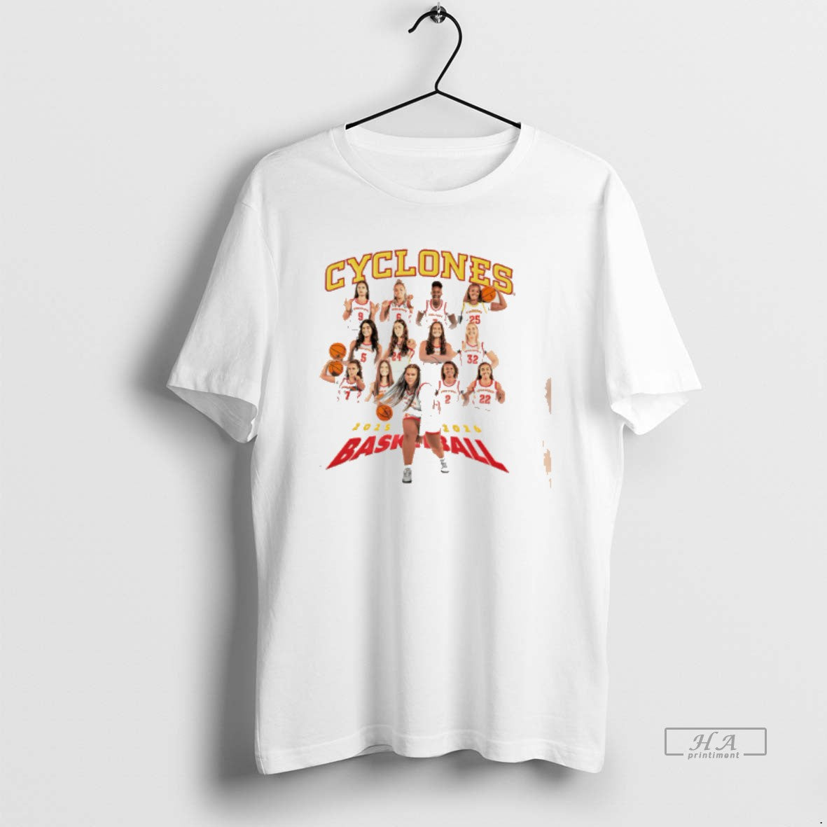 Official Iowa State Womens Basketball Team Collage Tee Hoodie, Sweatshirt | PopFlextees.com
