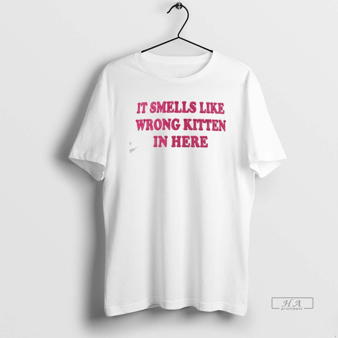 Official It Smells Like Wrong Kitten In Here T-Shirts, Hoodie, Sweatshirt | PopFlextees.com