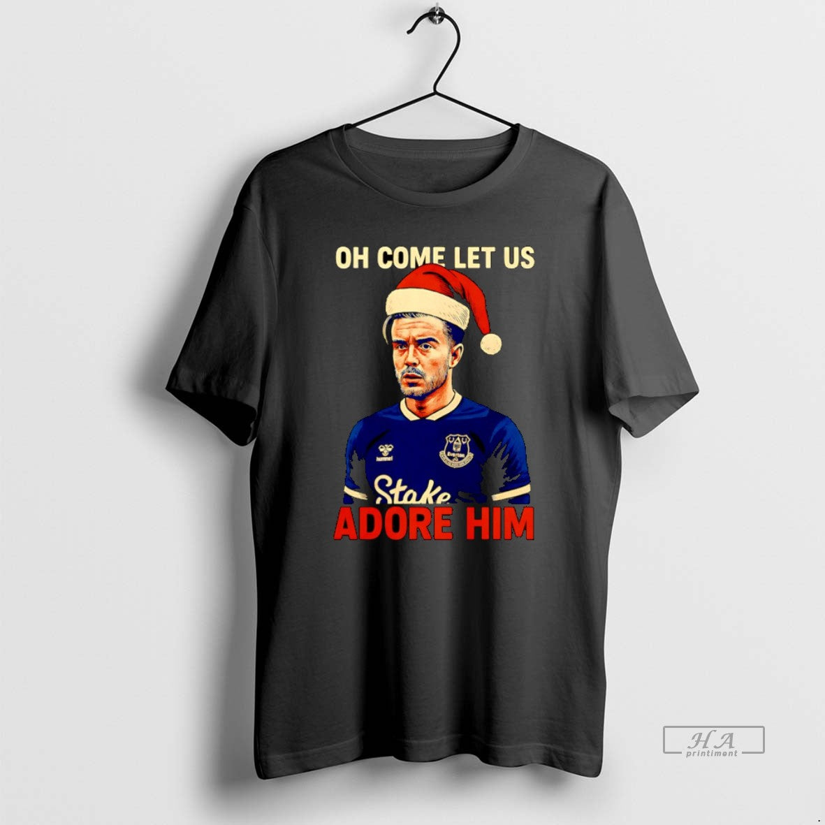 Official Jack Grealish Oh Come Let Us Adore Him Christmas Christmas T-Shirts, Hoodie, Sweatshirt | PopFlextees.com