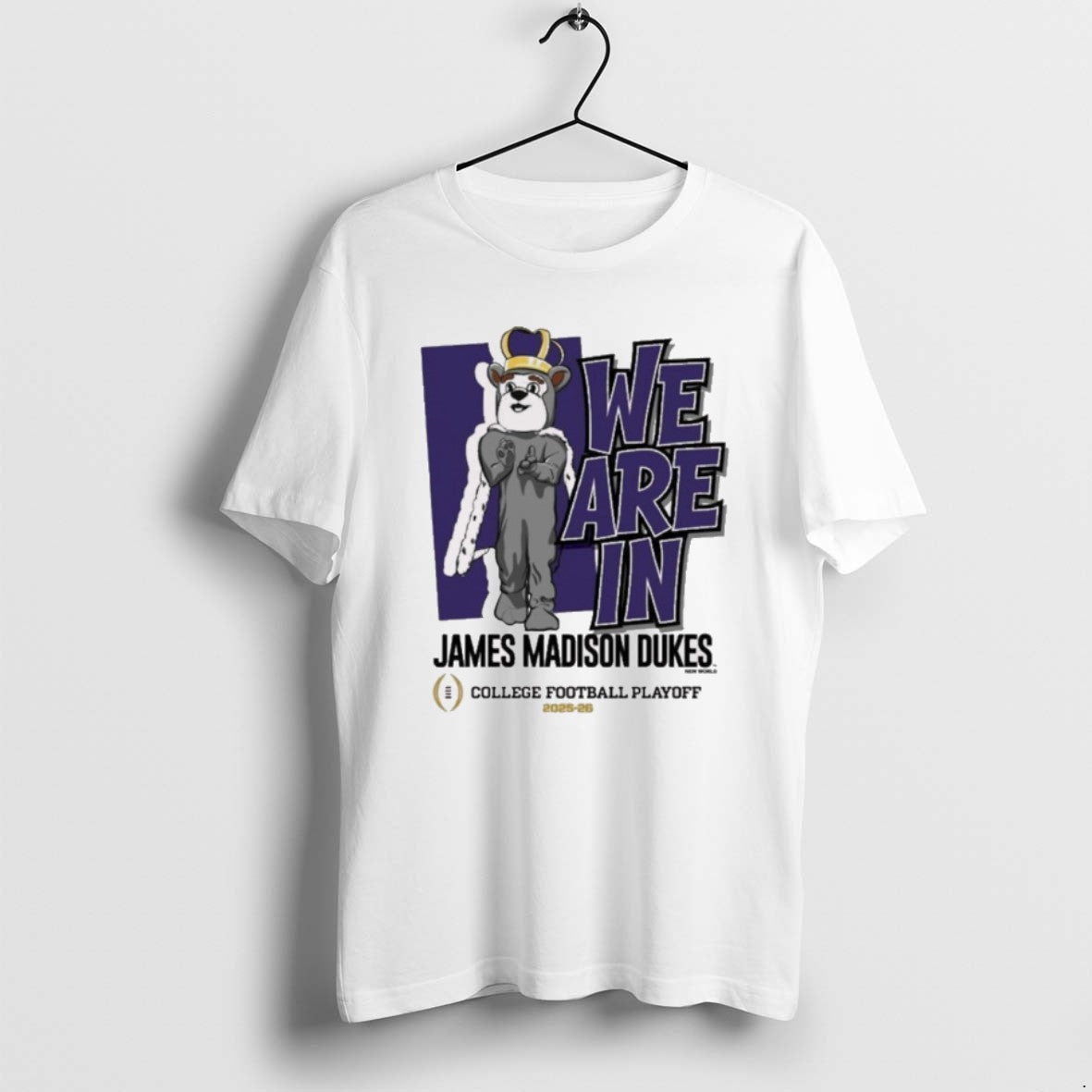 Official James Madison Dukes 2025 26 College Football Playoffs We Are In Mascot T-Shirts, Hoodie, Sweatshirt