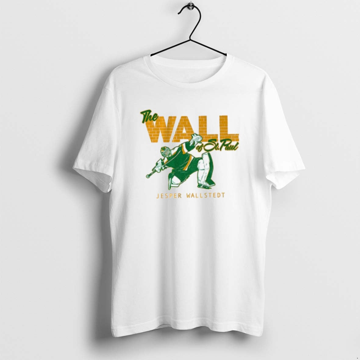 Official Jesper Wallstedt Minnesota Wild Hockey The Wall Of St Paul Nhl T-Shirts, Hoodie, Sweatshirt | PopFlextees.com