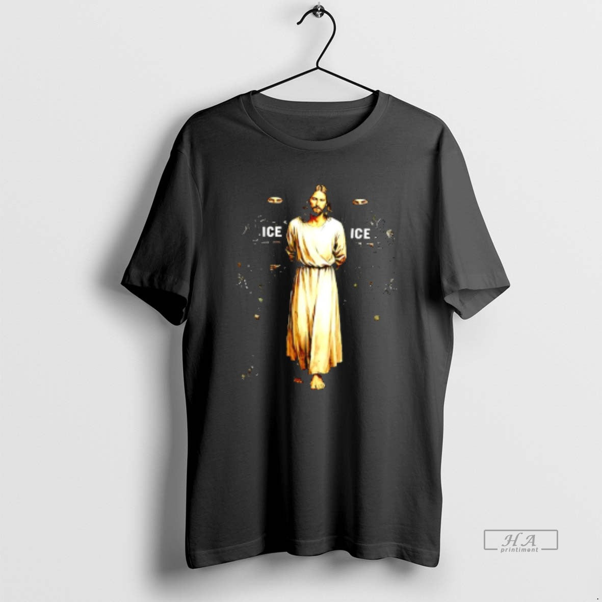 Official Jesus Arrested Parody Anti Ice T-Shirts, Hoodie, Sweatshirt | PopFlextees.com
