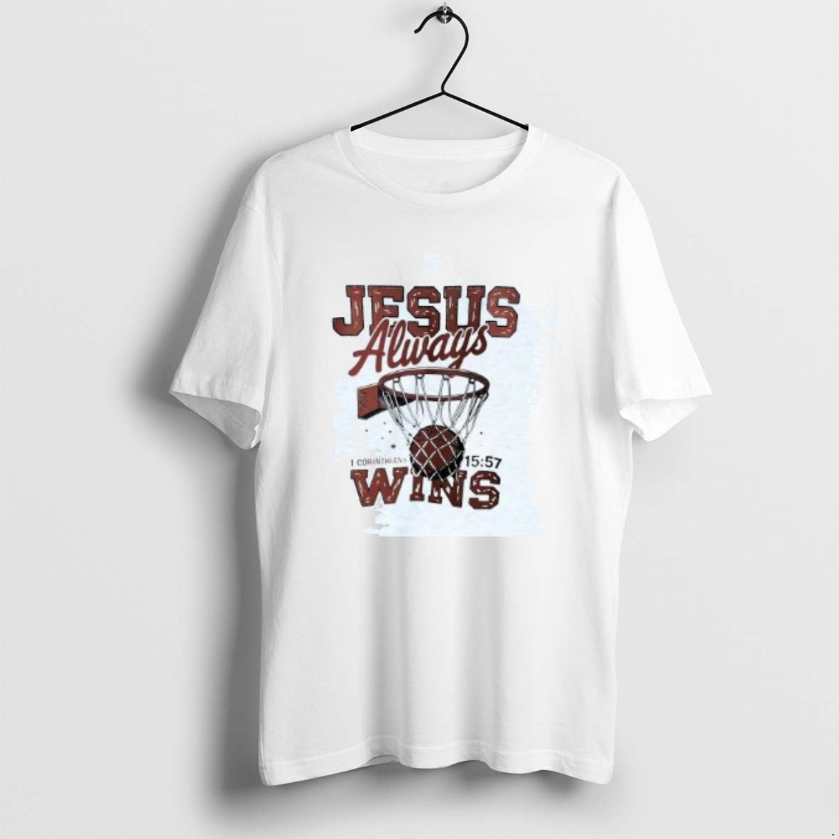 Official Jesus Always Wins 1 Corinthians Basketball T-Shirts, Hoodie, Sweatshirt | PopFlextees.com