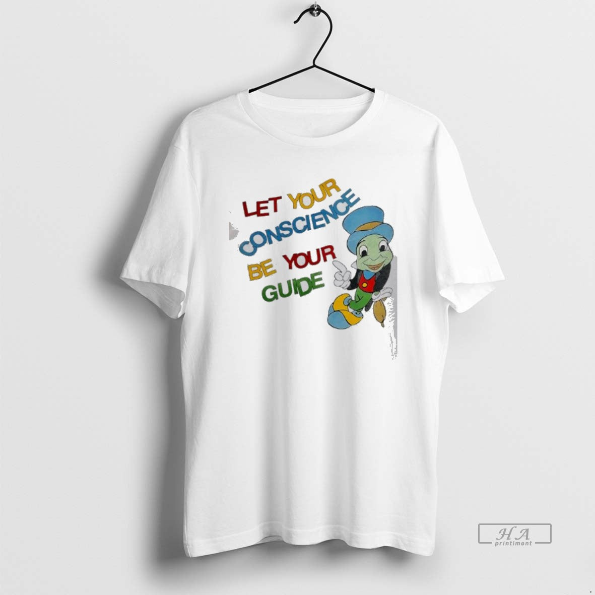 Official Jiminy Cricket Let Your Conscience Be Your Guide Pride T-Shirts, Hoodie, Sweatshirt | PopFlextees.com