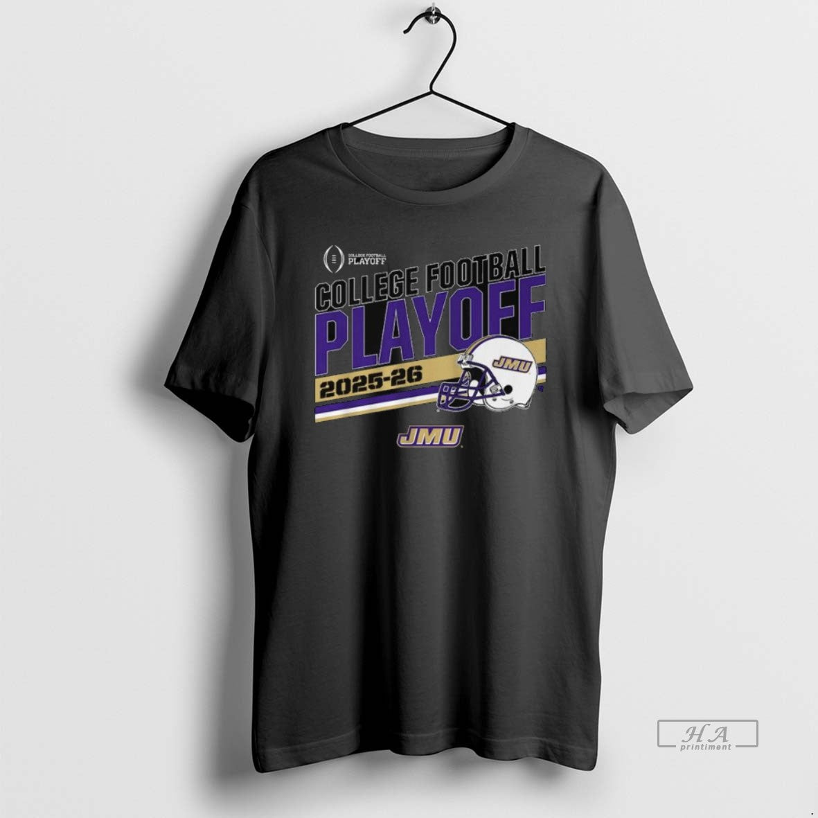 Official Jmu Football 2025 Cfp Stripe Long Sleve T-Shirts, Hoodie, Sweatshirt