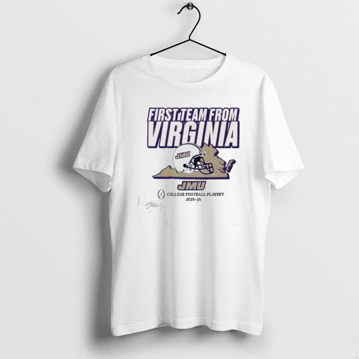 Official Jmu Football Cfp First Team From Virginia 2025 2026 T-Shirts, Hoodie, Sweatshirt | PopFlextees.com