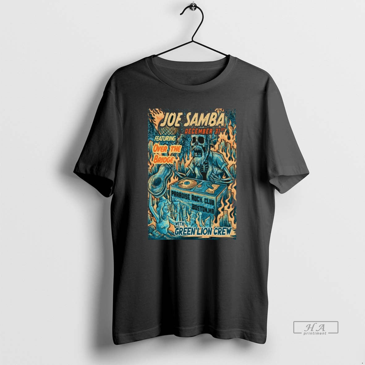 Official Joe Samba Paradise Rock Club In Boston Ma December 31 2025 T-Shirts, Hoodie, Sweatshirt | PopFlextees.com