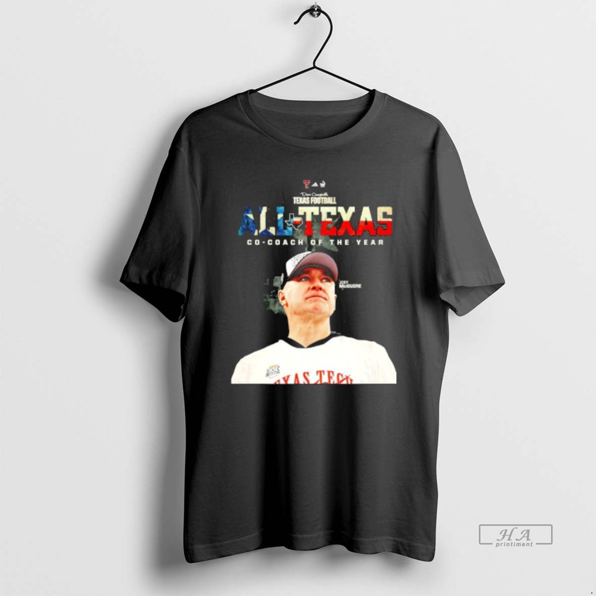 Official Joey Mcguire Texas Tech Football All Texas Co Coach Of The Year T-Shirts, Hoodie, Sweatshirt | PopFlextees.com
