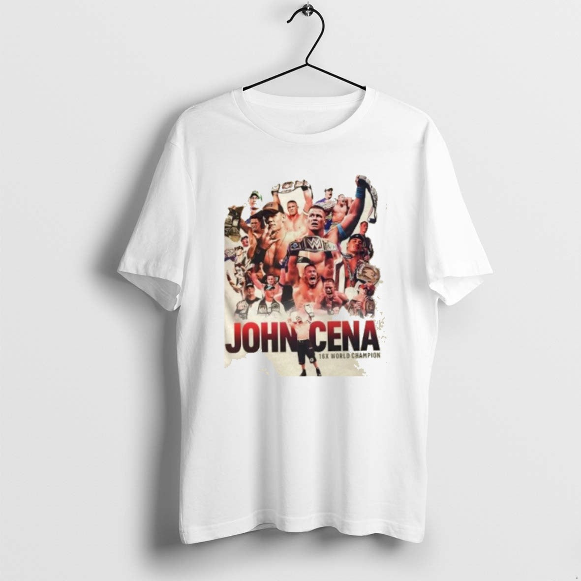 Official John Cena 16x World Champion Graphic T-Shirts, Hoodie, Sweatshirt | PopFlextees.com