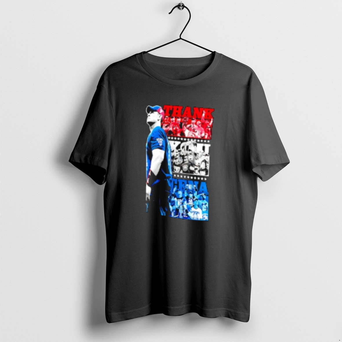 Official John Cena Thank You Cena Red White And Blue T-Shirts, Hoodie, Sweatshirt | PopFlextees.com