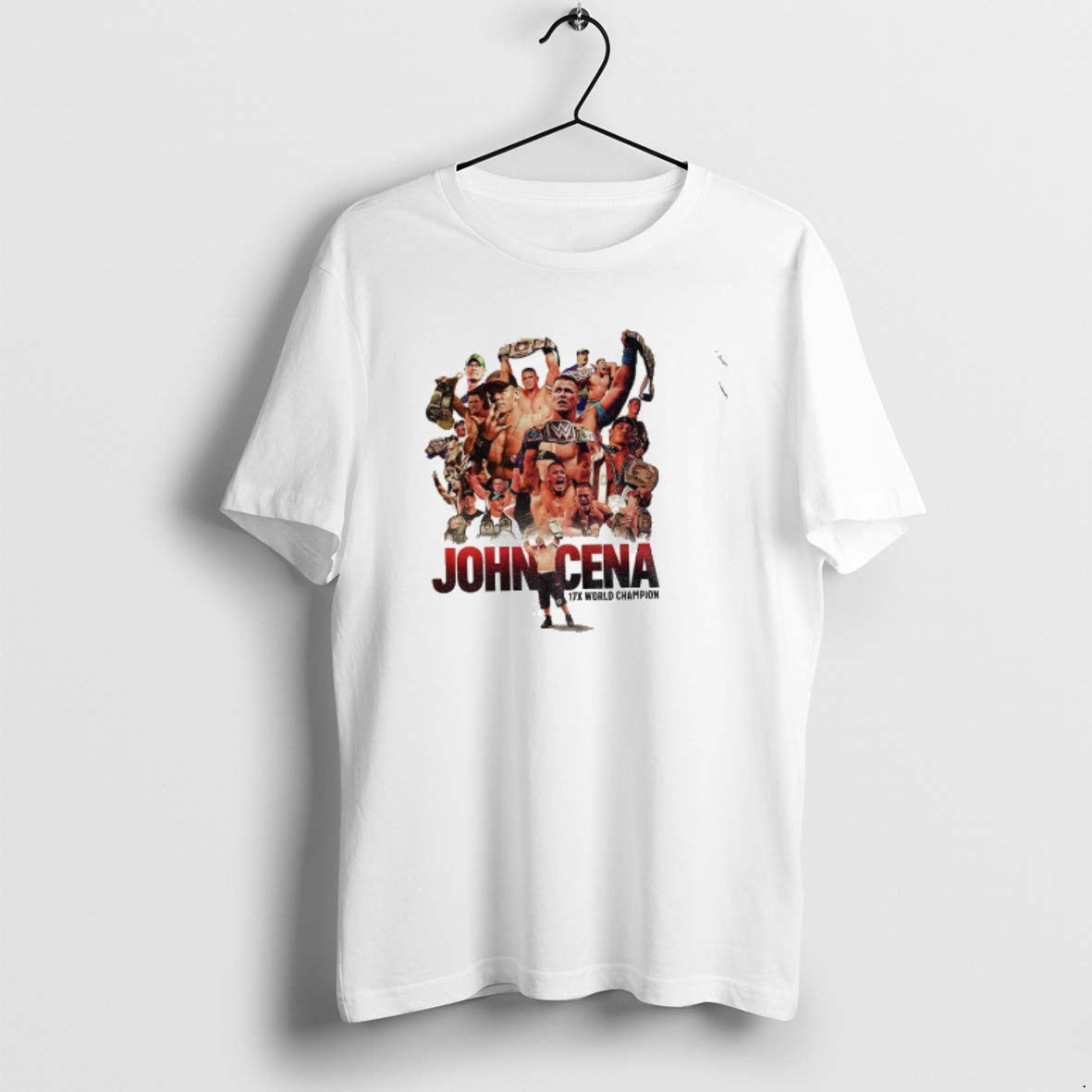 Official John Cena Wrestlemania 17th Championship World Champion T-Shirts, Hoodie, Sweatshirt | PopFlextees.com