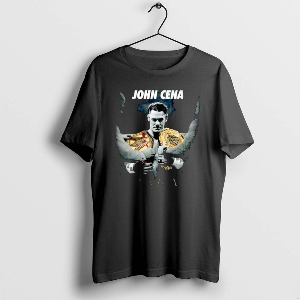 Official John Cena Two Cup Champions Graphic Christmas T-Shirts, Hoodie, Sweatshirt | PopFlextees.com