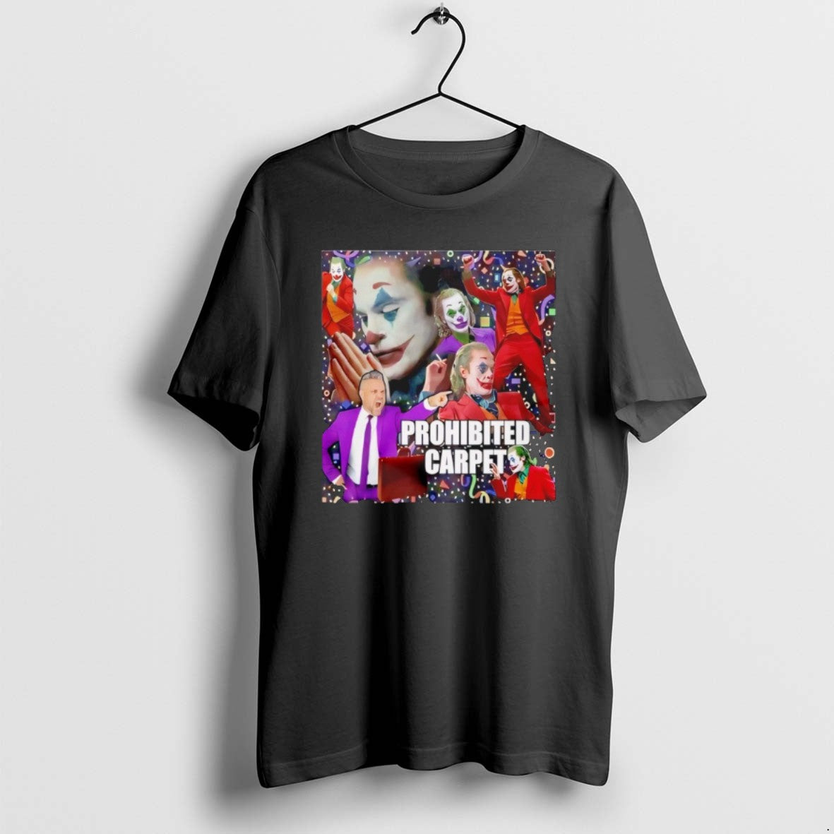 Official Joker Prohibited Carpet T-Shirts, Hoodie, Sweatshirt | PopFlextees.com