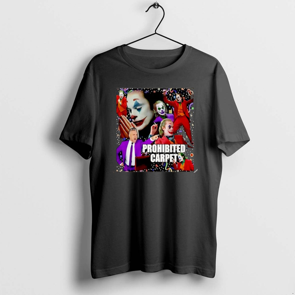 Official Joker Prohibited Carpet Graphic Christmas T-Shirts, Hoodie, Sweatshirt | PopFlextees.com