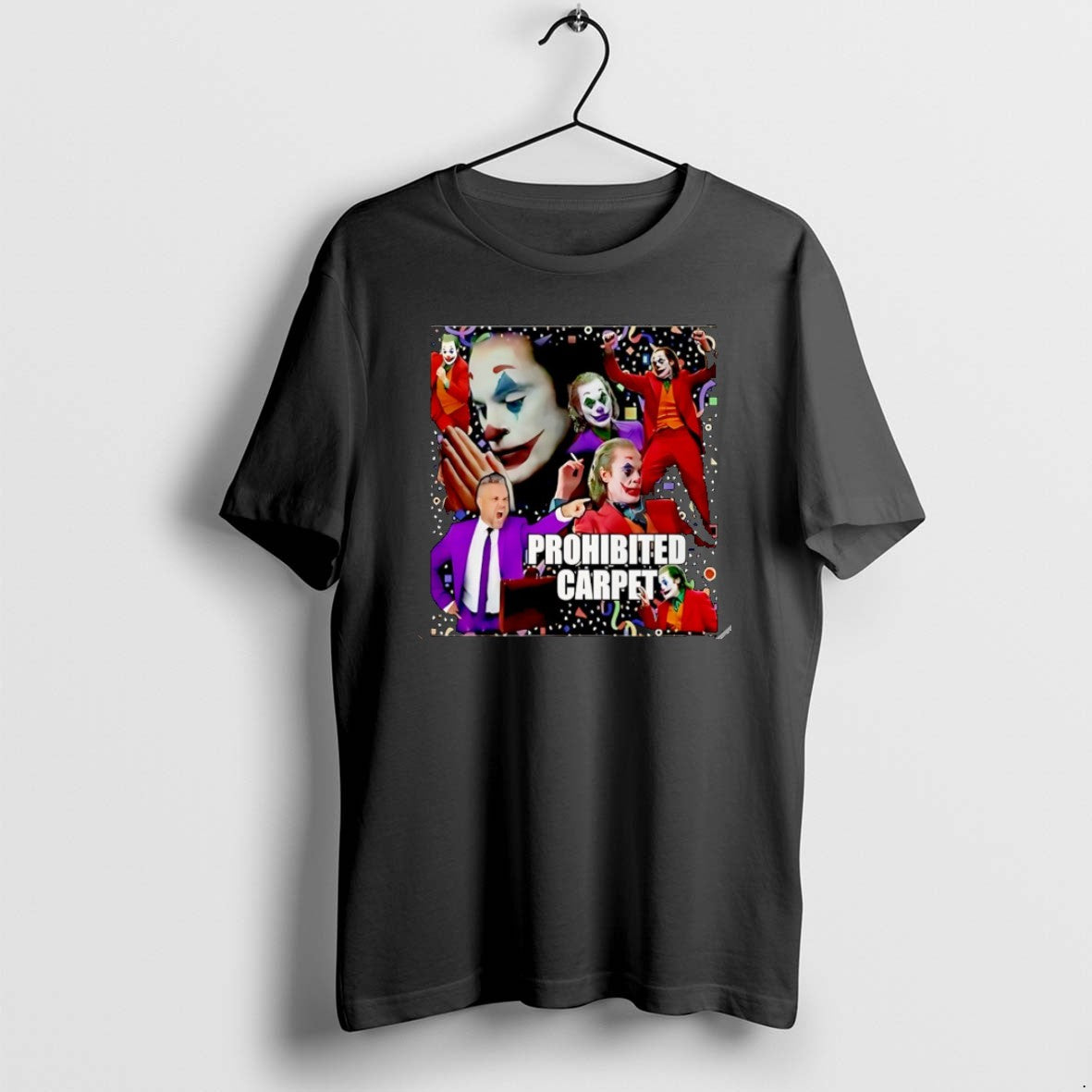 Official Joker Prohibited Carpet Graphic Christmas T-Shirts, Hoodie, Sweatshirt | PopFlextees.com