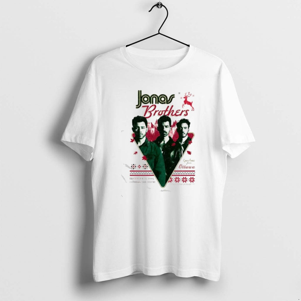 Official Jonas Brothers Greetings From Ottarva December 15th 2025 Canadian Tire Centre T-Shirts, Hoodie, Sweatshirt