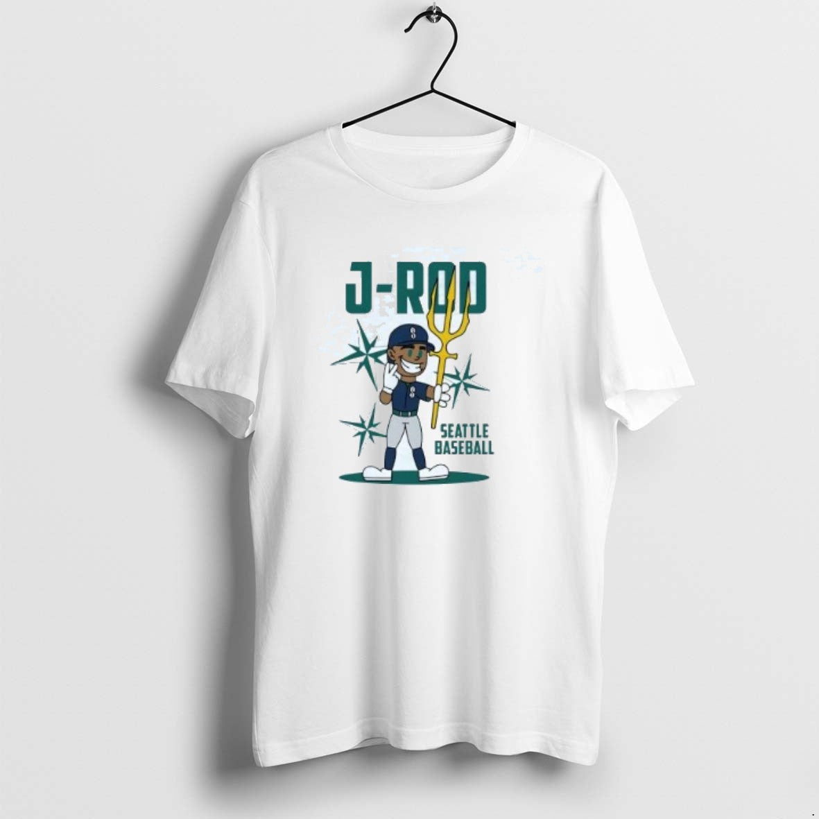 Official Julio Rodriguez J Rod Cartoon Seattle Mariners T-Shirts, Hoodie, Sweatshirt | PopFlextees.com