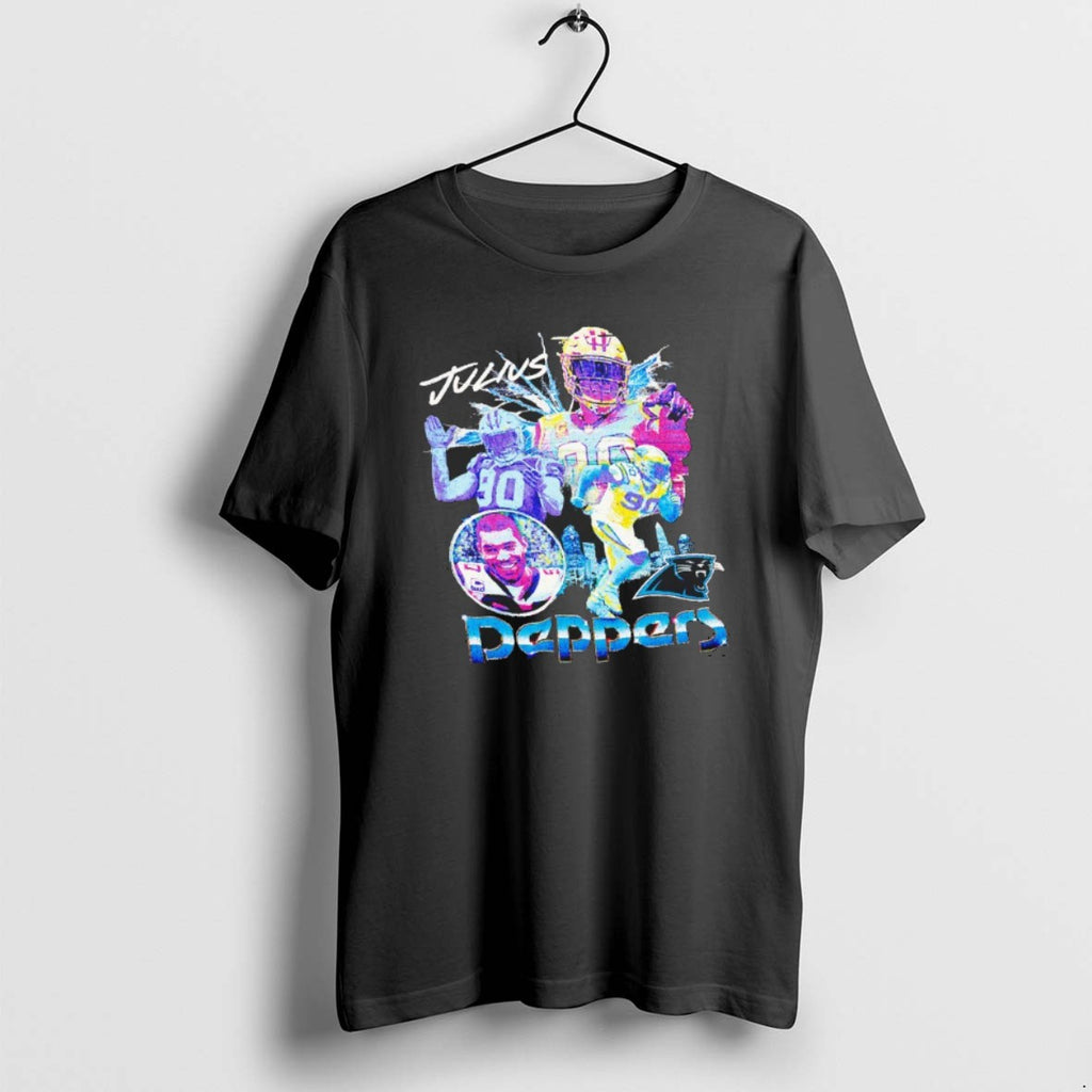 Official Julius Peppers Carolina Panthers Vintage Graphic Blackshirt T-Shirts, Hoodie, Sweatshirt | PopFlextees.com