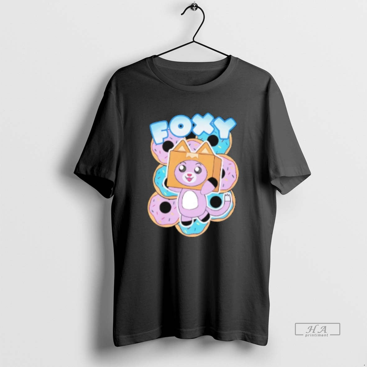 Official Lankybox Merch Foxy Donuts T-Shirts, Hoodie, Sweatshirt | PopFlextees.com