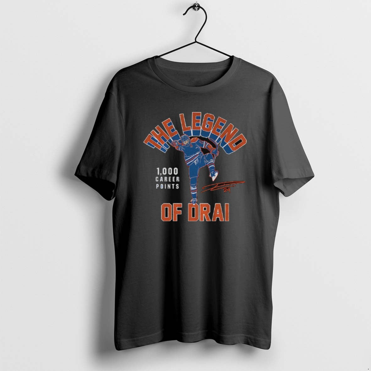 Official Leon Draisaitl The Legend Of Drai 1000 Career Points Signature T-Shirts, Hoodie, Sweatshirt | PopFlextees.com